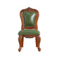 Victoria Style Solid Wood Dining Chair Kitchen Open Back Side Chairs Green 1 Piece Clearhalo ' kitchen&dining_furn' 'Dining Chairs' 'Dining Tables & Seating' 'dining_chair' 'furn' 'furn_dining_chair' 'Furniture' 'furniture_dining_chair' 'Kitchen & Dining Furniture' 'kitchen' 4140233