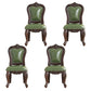 Victoria Style Solid Wood Dining Chair Kitchen Open Back Side Chairs Lake Green 4 Piece Set Clearhalo ' kitchen&dining_furn' 'Dining Chairs' 'Dining Tables & Seating' 'dining_chair' 'furn' 'furn_dining_chair' 'Furniture' 'furniture_dining_chair' 'Kitchen & Dining Furniture' 'kitchen' 4140244