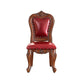 Victoria Style Solid Wood Dining Chair Kitchen Open Back Side Chairs Burgundy 1 Piece Clearhalo ' kitchen&dining_furn' 'Dining Chairs' 'Dining Tables & Seating' 'dining_chair' 'furn' 'furn_dining_chair' 'Furniture' 'furniture_dining_chair' 'Kitchen & Dining Furniture' 'kitchen' 4140245