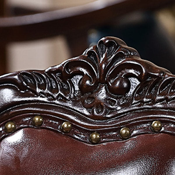 Victoria Style Rubberwood Chairs Open Back Side Kitchen Chairs Set Clearhalo ' kitchen&dining_furn' 'Dining Chairs' 'Dining Tables & Seating' 'dining_chair' 'furn' 'furn_dining_chair' 'Furniture' 'furniture_dining_chair' 'Kitchen & Dining Furniture' 'kitchen' 4140265