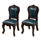 Victoria Style Rubberwood Chairs Open Back Side Kitchen Chairs Set Royal Blue 2 Piece Set Clearhalo ' kitchen&dining_furn' 'Dining Chairs' 'Dining Tables & Seating' 'dining_chair' 'furn' 'furn_dining_chair' 'Furniture' 'furniture_dining_chair' 'Kitchen & Dining Furniture' 'kitchen' 4140273