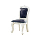 Victoria Style Rubberwood Dining Chairs Kitchen Open Back Dining Chair Set Royal Blue 1 Piece Clearhalo ' kitchen&dining_furn' 'Dining Chairs' 'Dining Tables & Seating' 'dining_chair' 'furn' 'furn_dining_chair' 'Furniture' 'furniture_dining_chair' 'Kitchen & Dining Furniture' 'kitchen' 4140292