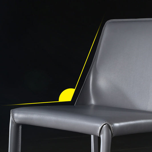 Contemporary Style Dining Chairs Armless Side Chair with Metal Legs for Kitchen (Set of 2) Clearhalo ' kitchen&dining_furn' 'Dining Chairs' 'Dining Tables & Seating' 'dining_chair' 'furn' 'furn_dining_chair' 'Furniture' 'furniture_dining_chair' 'Kitchen & Dining Furniture' 'kitchen' 4140339