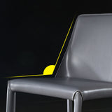 Contemporary Style Dining Chairs Armless Side Chair with Metal Legs for Kitchen (Set of 2) Clearhalo ' kitchen&dining_furn' 'Dining Chairs' 'Dining Tables & Seating' 'dining_chair' 'furn' 'furn_dining_chair' 'Furniture' 'furniture_dining_chair' 'Kitchen & Dining Furniture' 'kitchen' 4140339