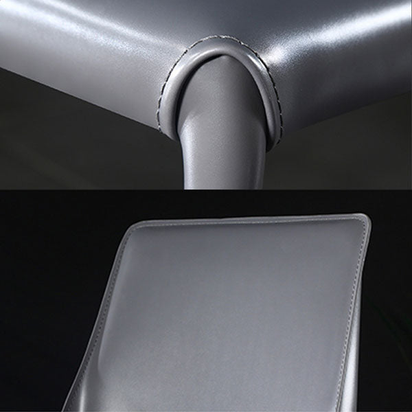 Contemporary Style Dining Chairs Armless Side Chair with Metal Legs for Kitchen (Set of 2) Clearhalo ' kitchen&dining_furn' 'Dining Chairs' 'Dining Tables & Seating' 'dining_chair' 'furn' 'furn_dining_chair' 'Furniture' 'furniture_dining_chair' 'Kitchen & Dining Furniture' 'kitchen' 4140342