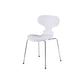 Industrial Style Metal Dining Chair Home Solid Back Armless Side Chair Textured White 1 Piece Clearhalo ' kitchen&dining_furn' 'Dining Chairs' 'Dining Tables & Seating' 'dining_chair' 'furn' 'furn_dining_chair' 'Furniture' 'furniture_dining_chair' 'Kitchen & Dining Furniture' 'kitchen' 4140355