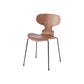 Industrial Style Metal Dining Chair Home Solid Back Armless Side Chair Light Brown 1 Piece Clearhalo ' kitchen&dining_furn' 'Dining Chairs' 'Dining Tables & Seating' 'dining_chair' 'furn' 'furn_dining_chair' 'Furniture' 'furniture_dining_chair' 'Kitchen & Dining Furniture' 'kitchen' 4140367