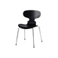 Industrial Style Metal Dining Chair Home Solid Back Armless Side Chair Matte Black 1 Piece Clearhalo ' kitchen&dining_furn' 'Dining Chairs' 'Dining Tables & Seating' 'dining_chair' 'furn' 'furn_dining_chair' 'Furniture' 'furniture_dining_chair' 'Kitchen & Dining Furniture' 'kitchen' 4140382