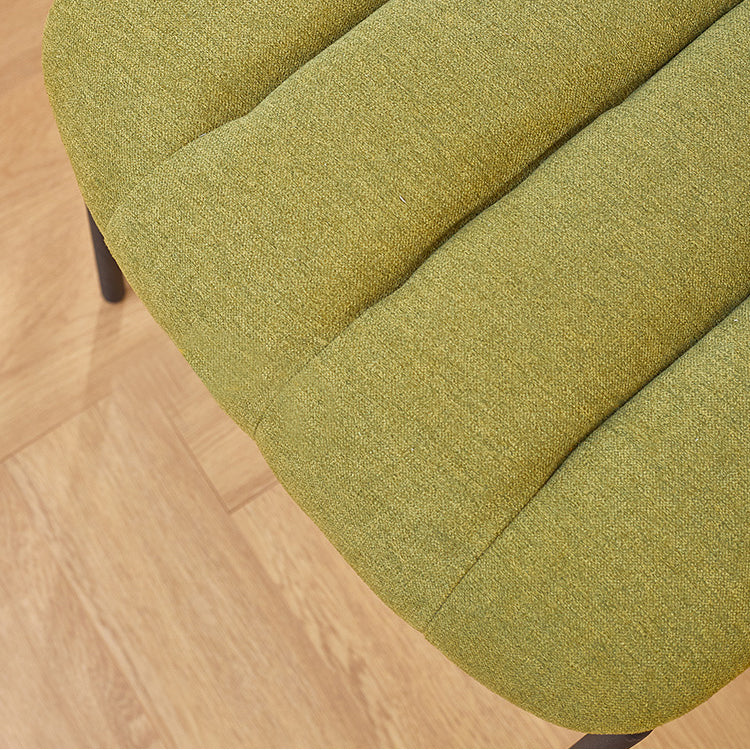 Industrial Metal Dining Side Chair Home Wishbone Armless Cushioned Side Chair Clearhalo ' kitchen&dining_furn' 'Dining Chairs' 'Dining Tables & Seating' 'dining_chair' 'Furniture' 'furniture_dining_chair' 'Kitchen & Dining Furniture' 'kitchen' 4140402