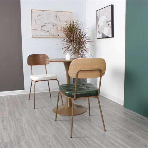 Industrial Style Upholstered Armless Dining Chairs Open Back Dining Side Chairs for Kitchen Clearhalo ' kitchen&dining_furn' 'Dining Chairs' 'Dining Tables & Seating' 'dining_chair' 'Furniture' 'furniture_dining_chair' 'Kitchen & Dining Furniture' 'kitchen' 4140439