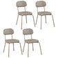 Industrial Style Upholstered Armless Dining Chairs Open Back Dining Side Chairs for Kitchen Grey Set of 4 Clearhalo ' kitchen&dining_furn' 'Dining Chairs' 'Dining Tables & Seating' 'dining_chair' 'Furniture' 'furniture_dining_chair' 'Kitchen & Dining Furniture' 'kitchen' 4140446