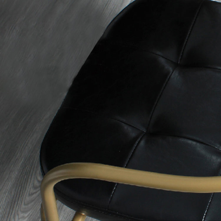 Industrial Style Upholstered Armless Dining Chairs Open Back Dining Side Chairs for Kitchen Clearhalo ' kitchen&dining_furn' 'Dining Chairs' 'Dining Tables & Seating' 'dining_chair' 'Furniture' 'furniture_dining_chair' 'Kitchen & Dining Furniture' 'kitchen' 4140447