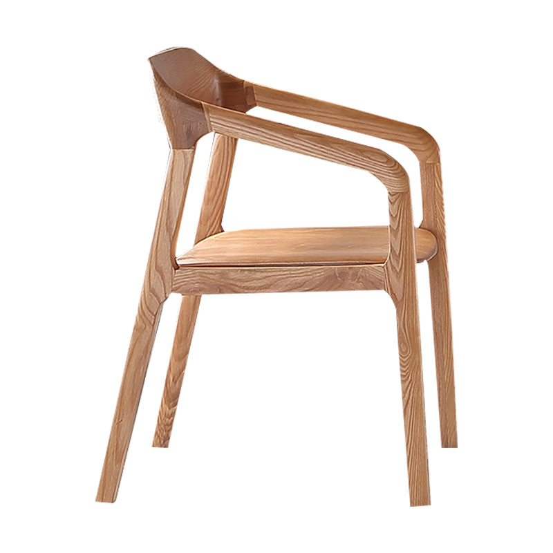 Traditional Style Ash Wood Chair Set Kitchen Open Back Dining Arm Chairs Wood 1 Piece Clearhalo ' kitchen&dining_furn' 'Dining Chairs' 'Dining Tables & Seating' 'dining_chair' 'furn' 'furn_dining_chair' 'Furniture' 'furniture_dining_chair' 'Kitchen & Dining Furniture' 'kitchen' 4140472