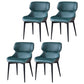 Modern Design Wingback Dining Arm Chairs Leather Dining Chairs (Set of 4) Blackish Green Clearhalo ' kitchen&dining_furn' 'Dining Chairs' 'Dining Tables & Seating' 'dining_chair' 'furn' 'furn_dining_chair' 'Furniture' 'furniture_dining_chair' 'Kitchen & Dining Furniture' 'kitchen' 4140512