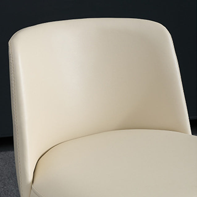 Industrial Style Upholstered Armless Dining Chairs Solid Back Dining Chairs (Set of 2) Clearhalo ' kitchen&dining_furn' 'Dining Chairs' 'Dining Tables & Seating' 'dining_chair' 'furn' 'furn_dining_chair' 'Furniture' 'furniture_dining_chair' 'Kitchen & Dining Furniture' 'kitchen' 4140530