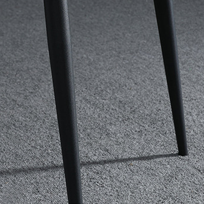 Industrial Style Upholstered Armless Dining Chairs Solid Back Dining Chairs (Set of 2) Clearhalo ' kitchen&dining_furn' 'Dining Chairs' 'Dining Tables & Seating' 'dining_chair' 'furn' 'furn_dining_chair' 'Furniture' 'furniture_dining_chair' 'Kitchen & Dining Furniture' 'kitchen' 4140532