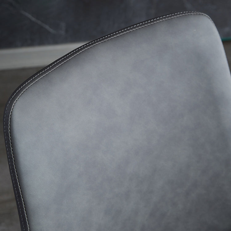 Industrial Style Arm Side Chairs Leather Solid Back Dining Chairs for Kitchen (Set of 4) Clearhalo ' kitchen&dining_furn' 'Dining Chairs' 'Dining Tables & Seating' 'dining_chair' 'furn' 'furn_dining_chair' 'Furniture' 'furniture_dining_chair' 'Kitchen & Dining Furniture' 'kitchen' 4140548