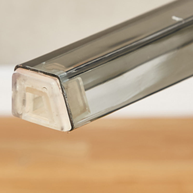 Scandinavian Style Dining Side Chair Open Back Plastic Dining Armless Chairs (Set of 4) Clearhalo ' kitchen&dining_furn' 'Dining Chairs' 'Dining Tables & Seating' 'dining_chair' 'furn' 'furn_dining_chair' 'Furniture' 'furniture_dining_chair' 'Kitchen & Dining Furniture' 'kitchen' 4140597