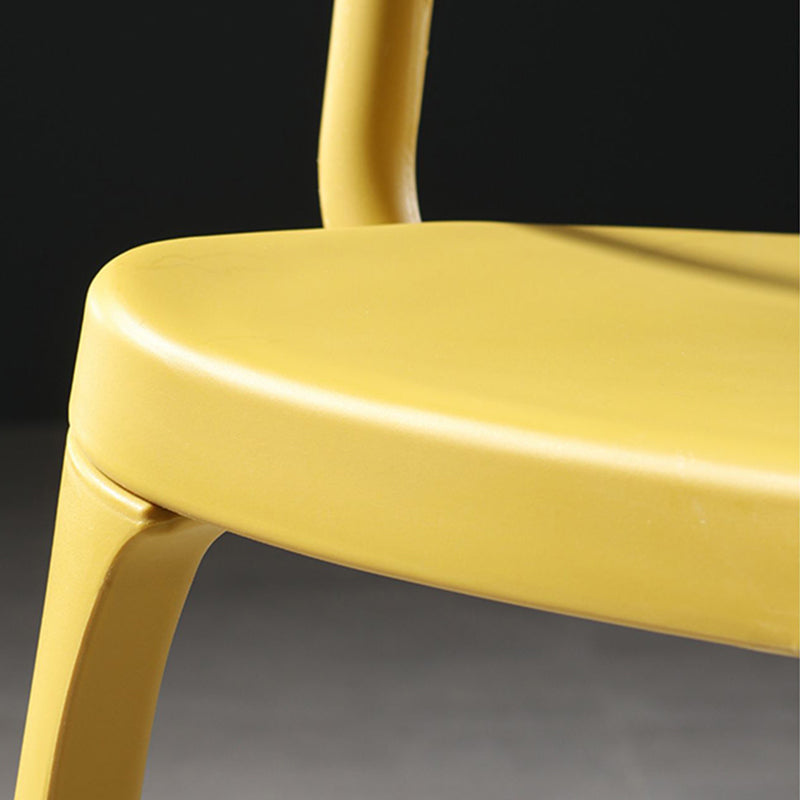 Contemporary Style Plastic Chair Kitchen Slat Back Arm Chairs (Set of 2) Clearhalo ' kitchen&dining_furn' 'Dining Chairs' 'Dining Tables & Seating' 'dining_chair' 'furn' 'furn_dining_chair' 'Furniture' 'furniture_dining_chair' 'Kitchen & Dining Furniture' 'kitchen' 4140618