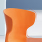 Scandinavian Style Plastic Dining Armless Chairs Wingback Chairs (Set of 4) Clearhalo ' kitchen&dining_furn' 'Dining Chairs' 'Dining Tables & Seating' 'dining_chair' 'furn' 'furn_dining_chair' 'Furniture' 'furniture_dining_chair' 'Kitchen & Dining Furniture' 'kitchen' 4140679