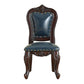 Traditional Style Dining Chair Kitchen Armless Side Chairs with Wooden Legs Royal Blue 1 Piece Black Clearhalo ' kitchen&dining_furn' 'Dining Chairs' 'Dining Tables & Seating' 'dining_chair' 'furn' 'furn_dining_chair' 'Furniture' 'furniture_dining_chair' 'Kitchen & Dining Furniture' 'kitchen' 4140779