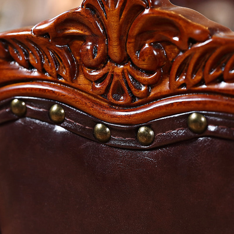 Traditional Style Dining Chair Kitchen Armless Side Chairs with Wooden Legs Clearhalo ' kitchen&dining_furn' 'Dining Chairs' 'Dining Tables & Seating' 'dining_chair' 'furn' 'furn_dining_chair' 'Furniture' 'furniture_dining_chair' 'Kitchen & Dining Furniture' 'kitchen' 4140783