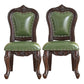 Traditional Style Dining Chair Kitchen Armless Side Chairs with Wooden Legs Lake Green 2 Piece Set Black Clearhalo ' kitchen&dining_furn' 'Dining Chairs' 'Dining Tables & Seating' 'dining_chair' 'furn' 'furn_dining_chair' 'Furniture' 'furniture_dining_chair' 'Kitchen & Dining Furniture' 'kitchen' 4140797