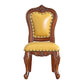 Traditional Style Dining Chair Kitchen Armless Side Chairs with Wooden Legs Lemon Yellow 1 Piece Brown Clearhalo ' kitchen&dining_furn' 'Dining Chairs' 'Dining Tables & Seating' 'dining_chair' 'furn' 'furn_dining_chair' 'Furniture' 'furniture_dining_chair' 'Kitchen & Dining Furniture' 'kitchen' 4140799