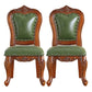 Traditional Style Dining Chair Kitchen Armless Side Chairs with Wooden Legs Lake Green 2 Piece Set Brown Clearhalo ' kitchen&dining_furn' 'Dining Chairs' 'Dining Tables & Seating' 'dining_chair' 'furn' 'furn_dining_chair' 'Furniture' 'furniture_dining_chair' 'Kitchen & Dining Furniture' 'kitchen' 4140806