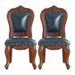 Traditional Style Dining Chair Kitchen Armless Side Chairs with Wooden Legs Royal Blue 2 Piece Set Brown Clearhalo ' kitchen&dining_furn' 'Dining Chairs' 'Dining Tables & Seating' 'dining_chair' 'furn' 'furn_dining_chair' 'Furniture' 'furniture_dining_chair' 'Kitchen & Dining Furniture' 'kitchen' 4140809