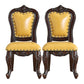 Traditional Style Dining Chair Kitchen Armless Side Chairs with Wooden Legs Lemon Yellow 2 Piece Set Black Clearhalo ' kitchen&dining_furn' 'Dining Chairs' 'Dining Tables & Seating' 'dining_chair' 'furn' 'furn_dining_chair' 'Furniture' 'furniture_dining_chair' 'Kitchen & Dining Furniture' 'kitchen' 4140812