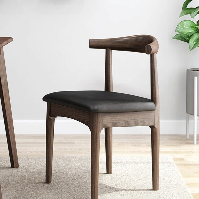 Traditional Style Dining Chair Kitchen Armless Side Single Chair with Wooden Legs Clearhalo ' kitchen&dining_furn' 'Dining Chairs' 'Dining Tables & Seating' 'dining_chair' 'furn' 'furn_dining_chair' 'Furniture' 'furniture_dining_chair' 'Kitchen & Dining Furniture' 'kitchen' 4140815