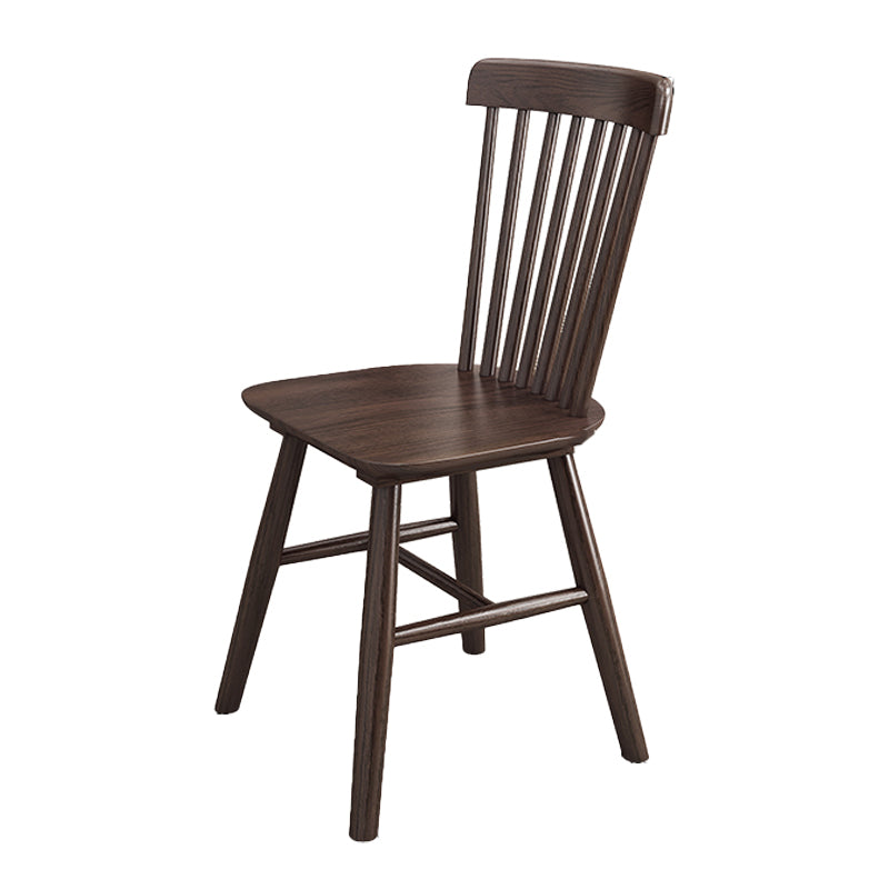 Traditional Style Dining Chair Kitchen Armless Side Single Chair with Wooden Legs Brown Clearhalo ' kitchen&dining_furn' 'Dining Chairs' 'Dining Tables & Seating' 'dining_chair' 'furn' 'furn_dining_chair' 'Furniture' 'furniture_dining_chair' 'Kitchen & Dining Furniture' 'kitchen' 4140819