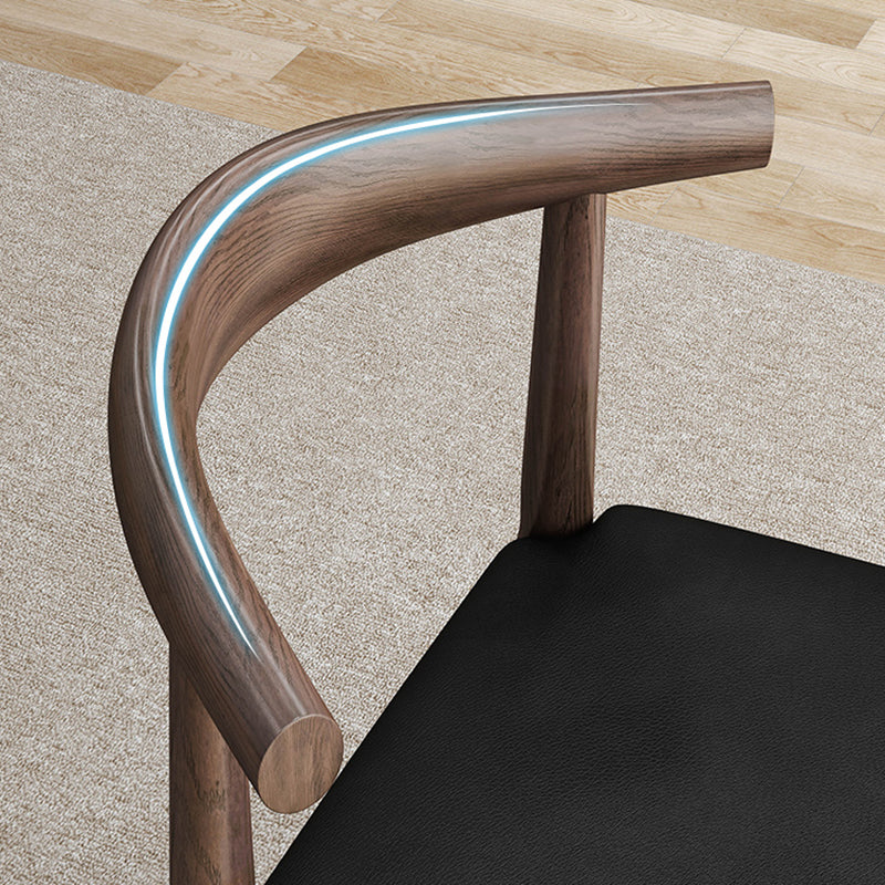 Traditional Style Dining Chair Kitchen Armless Side Single Chair with Wooden Legs Clearhalo ' kitchen&dining_furn' 'Dining Chairs' 'Dining Tables & Seating' 'dining_chair' 'furn' 'furn_dining_chair' 'Furniture' 'furniture_dining_chair' 'Kitchen & Dining Furniture' 'kitchen' 4140826