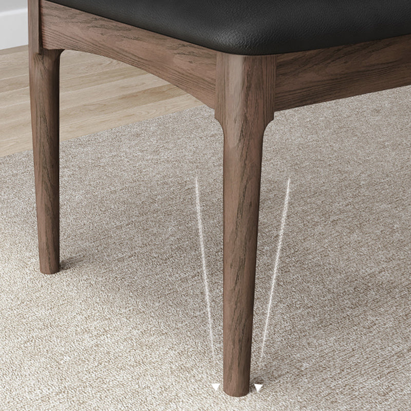 Traditional Style Dining Chair Kitchen Armless Side Single Chair with Wooden Legs Clearhalo ' kitchen&dining_furn' 'Dining Chairs' 'Dining Tables & Seating' 'dining_chair' 'furn' 'furn_dining_chair' 'Furniture' 'furniture_dining_chair' 'Kitchen & Dining Furniture' 'kitchen' 4140827