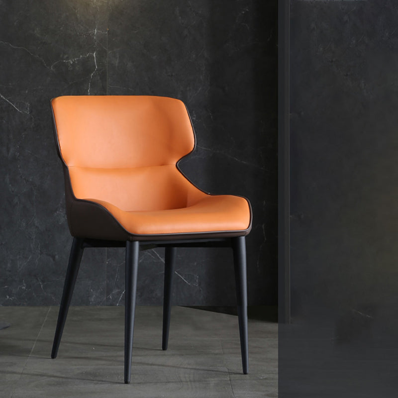 Industrial Style Metal Chair Dining Room Wingback Arm Chairs (Set of 2) Clearhalo ' kitchen&dining_furn' 'Dining Chairs' 'Dining Tables & Seating' 'dining_chair' 'furn' 'furn_dining_chair' 'Furniture' 'furniture_dining_chair' 'Kitchen & Dining Furniture' 'kitchen' 4140862