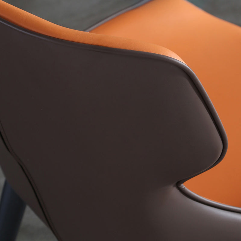 Industrial Style Metal Chair Dining Room Wingback Arm Chairs (Set of 2) Clearhalo ' kitchen&dining_furn' 'Dining Chairs' 'Dining Tables & Seating' 'dining_chair' 'furn' 'furn_dining_chair' 'Furniture' 'furniture_dining_chair' 'Kitchen & Dining Furniture' 'kitchen' 4140865