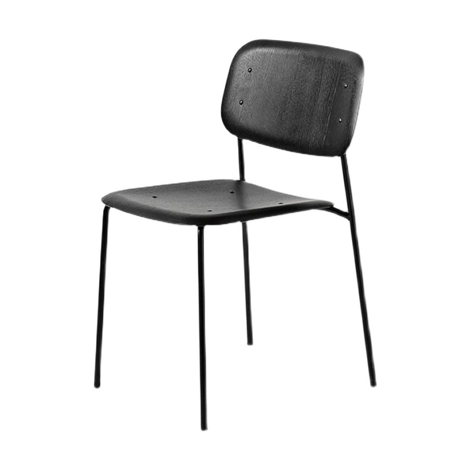 Industrial Indoor Side Chair Wood Open Back with Metal Legs Dining Room Chair Clearhalo ' kitchen&dining_furn' 'Dining Chairs' 'Dining Tables & Seating' 'dining_chair' 'furn' 'furn_dining_chair' 'Furniture' 'furniture_dining_chair' 'Kitchen & Dining Furniture' 'kitchen' 4140883