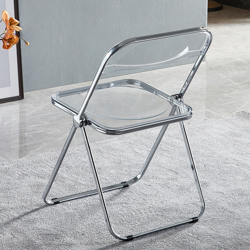 Industrial Style Plastic Dining Armless Chair Open Back Single Dining Side Chair for Restaurant Clearhalo ' kitchen&dining_furn' 'Dining Chairs' 'Dining Tables & Seating' 'dining_chair' 'furn' 'furn_dining_chair' 'Furniture' 'furniture_dining_chair' 'Kitchen & Dining Furniture' 'kitchen' 4140904