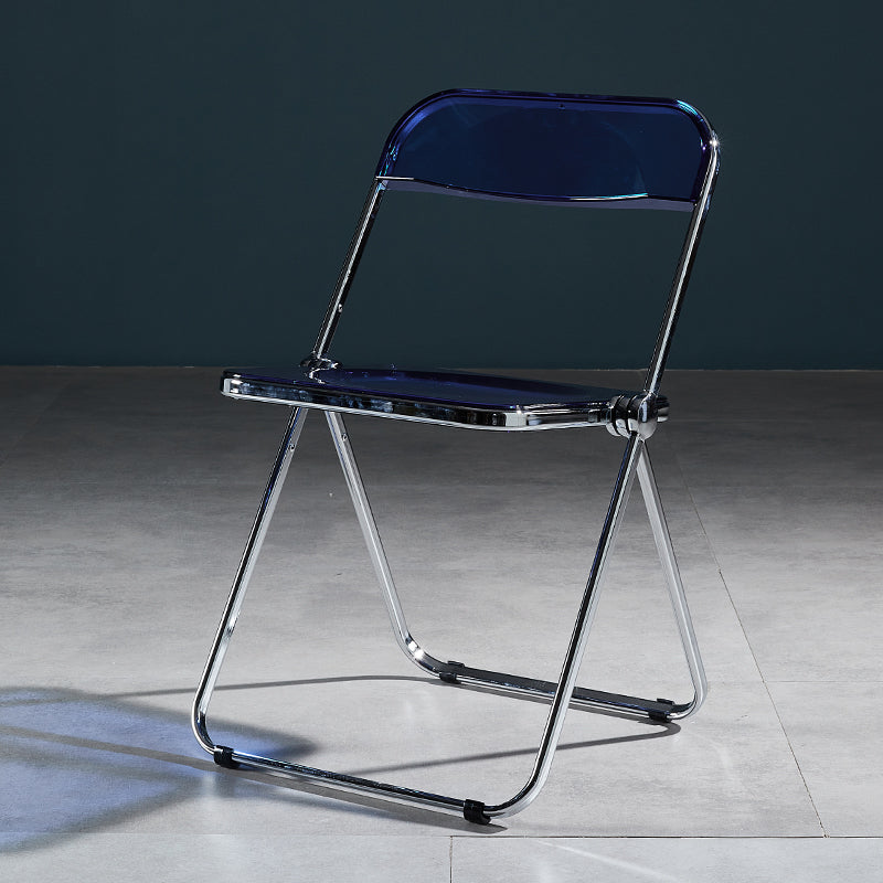 Industrial Plastic Dining Armless Chair Open Back Dining Side Chair for Restaurant Blue 1 Piece Clearhalo ' kitchen&dining_furn' 'Dining Chairs' 'Dining Tables & Seating' 'dining_chair' 'furn' 'furn_dining_chair' 'Furniture' 'furniture_dining_chair' 'Kitchen & Dining Furniture' 'kitchen' 4140922