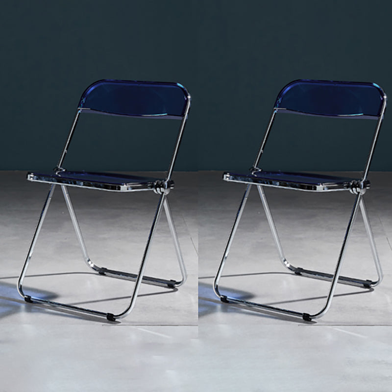 Industrial Plastic Dining Armless Chair Open Back Dining Side Chair for Restaurant Blue 2 Piece Set Clearhalo ' kitchen&dining_furn' 'Dining Chairs' 'Dining Tables & Seating' 'dining_chair' 'furn' 'furn_dining_chair' 'Furniture' 'furniture_dining_chair' 'Kitchen & Dining Furniture' 'kitchen' 4140924