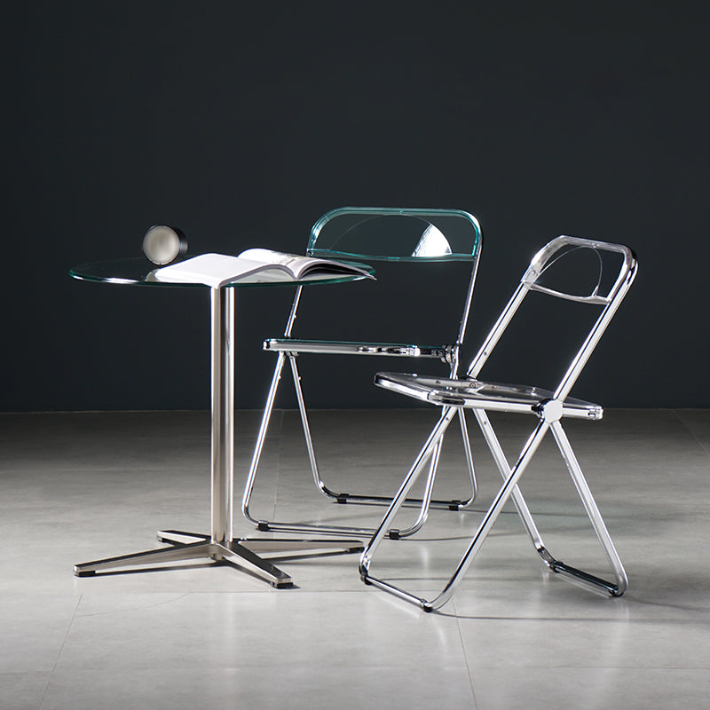 Industrial Plastic Dining Armless Chair Open Back Dining Side Chair for Restaurant Clearhalo ' kitchen&dining_furn' 'Dining Chairs' 'Dining Tables & Seating' 'dining_chair' 'furn' 'furn_dining_chair' 'Furniture' 'furniture_dining_chair' 'Kitchen & Dining Furniture' 'kitchen' 4140936