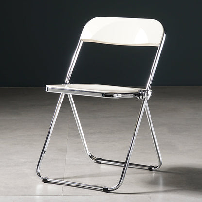 Industrial Plastic Dining Armless Chair Open Back Dining Side Chair for Restaurant White 1 Piece Clearhalo ' kitchen&dining_furn' 'Dining Chairs' 'Dining Tables & Seating' 'dining_chair' 'furn' 'furn_dining_chair' 'Furniture' 'furniture_dining_chair' 'Kitchen & Dining Furniture' 'kitchen' 4140948