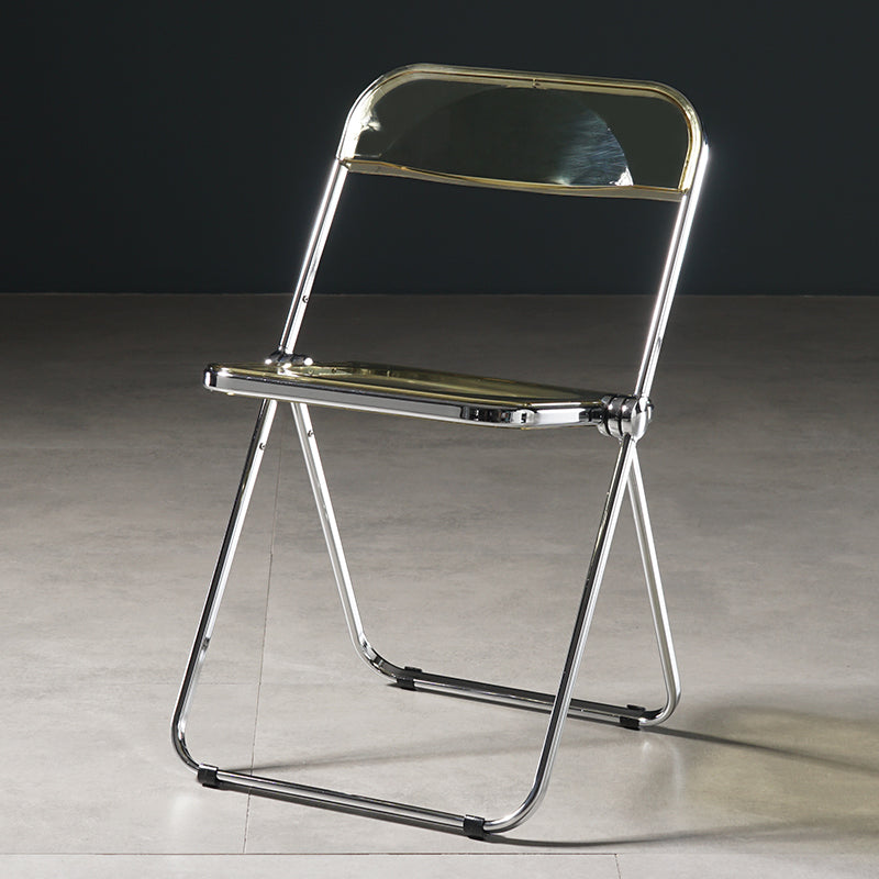 Industrial Plastic Dining Armless Chair Open Back Dining Side Chair for Restaurant Light Yellow 1 Piece Clearhalo ' kitchen&dining_furn' 'Dining Chairs' 'Dining Tables & Seating' 'dining_chair' 'furn' 'furn_dining_chair' 'Furniture' 'furniture_dining_chair' 'Kitchen & Dining Furniture' 'kitchen' 4140957