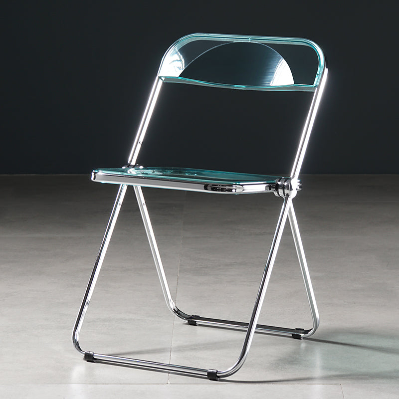 Industrial Plastic Dining Armless Chair Open Back Dining Side Chair for Restaurant Light Green 1 Piece Clearhalo ' kitchen&dining_furn' 'Dining Chairs' 'Dining Tables & Seating' 'dining_chair' 'furn' 'furn_dining_chair' 'Furniture' 'furniture_dining_chair' 'Kitchen & Dining Furniture' 'kitchen' 4140966