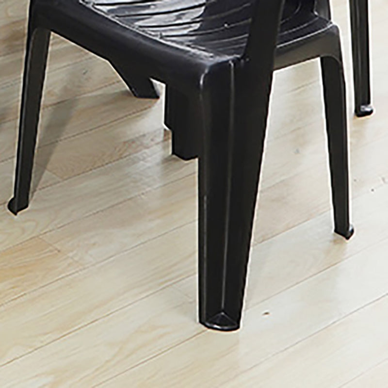 Contemporary Style Windsor Side Chair Plastic Stacking Arm Dining Chairs Clearhalo ' kitchen&dining_furn' 'Dining Chairs' 'Dining Tables & Seating' 'dining_chair' 'furn' 'furn_dining_chair' 'Furniture' 'furniture_dining_chair' 'Kitchen & Dining Furniture' 'kitchen' 4141008