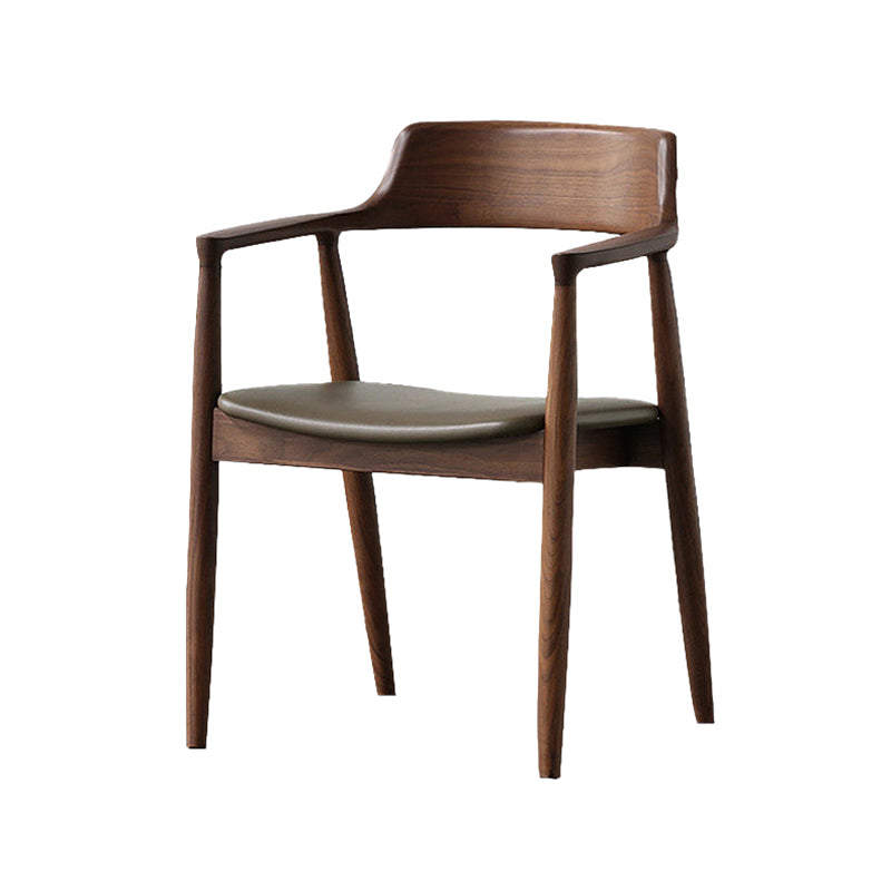 Traditional Style Wood Dining Chair Kitchen Arm Dining Side Chair Clearhalo ' kitchen&dining_furn' 'Dining Chairs' 'Dining Tables & Seating' 'dining_chair' 'furn' 'furn_dining_chair' 'Furniture' 'furniture_dining_chair' 'Kitchen & Dining Furniture' 'kitchen' 4141031