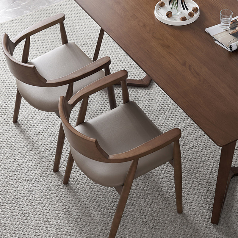 Traditional Style Wood Dining Chair Kitchen Arm Dining Side Chair Clearhalo ' kitchen&dining_furn' 'Dining Chairs' 'Dining Tables & Seating' 'dining_chair' 'furn' 'furn_dining_chair' 'Furniture' 'furniture_dining_chair' 'Kitchen & Dining Furniture' 'kitchen' 4141040