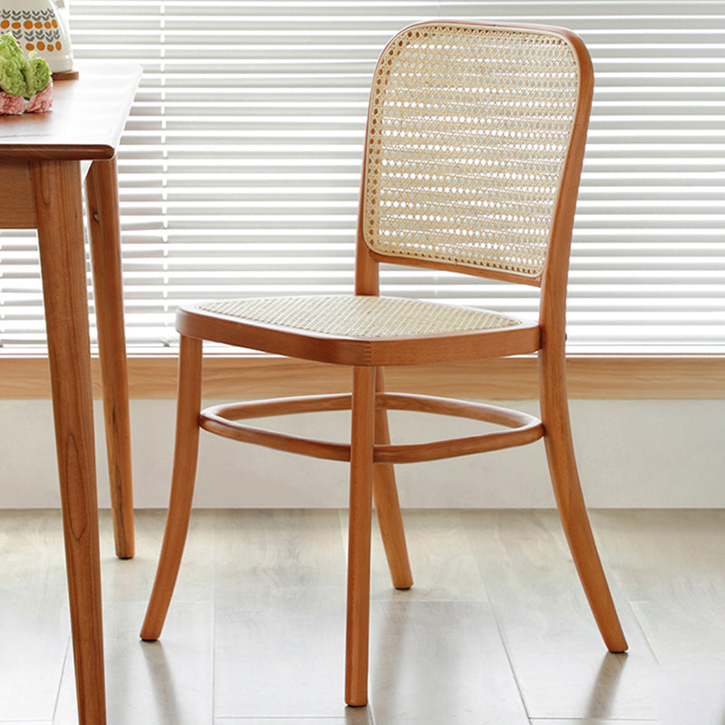 Traditional Style Dining Chair Kitchen Armless Side Chair with Wooden Legs Clearhalo ' kitchen&dining_furn' 'Dining Chairs' 'Dining Tables & Seating' 'dining_chair' 'furn' 'furn_dining_chair' 'Furniture' 'furniture_dining_chair' 'Kitchen & Dining Furniture' 'kitchen' 4141048