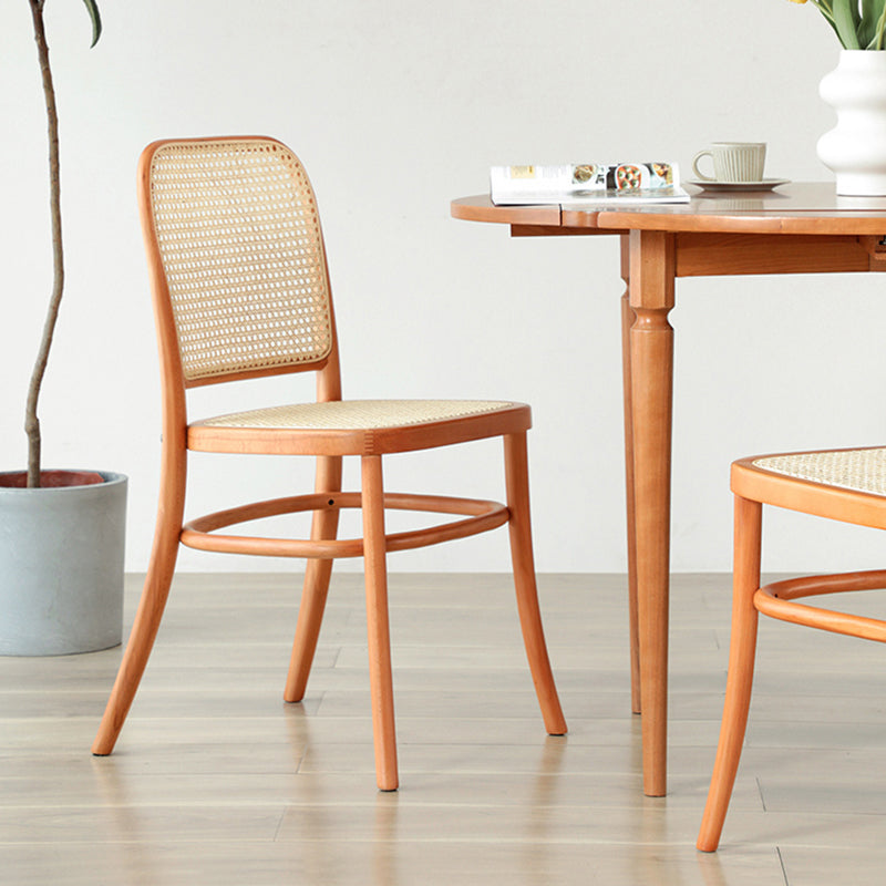 Traditional Style Dining Chair Kitchen Armless Side Chair with Wooden Legs Clearhalo ' kitchen&dining_furn' 'Dining Chairs' 'Dining Tables & Seating' 'dining_chair' 'furn' 'furn_dining_chair' 'Furniture' 'furniture_dining_chair' 'Kitchen & Dining Furniture' 'kitchen' 4141050